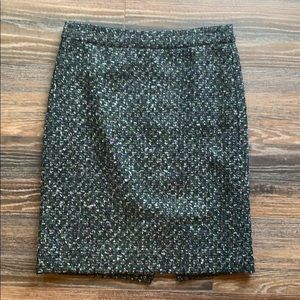 J. Crew boucle pencil skirt